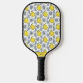 Aangepast monogram Lemon Patroon Pickleball Paddle (Achterkant)