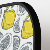 Aangepast monogram Lemon Patroon Pickleball Paddle (Links Detail)