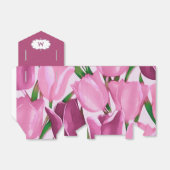 Aangepast monogram lentetulp schilderen bedankdoosjes (Uitgevouwen)