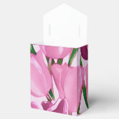 Aangepast monogram lentetulp schilderen bedankdoosjes (Geopend)