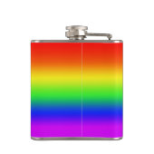 Aangepast monogram, LGBT Rainbow Pride Phoenix Ris Heupfles (Achterkant)