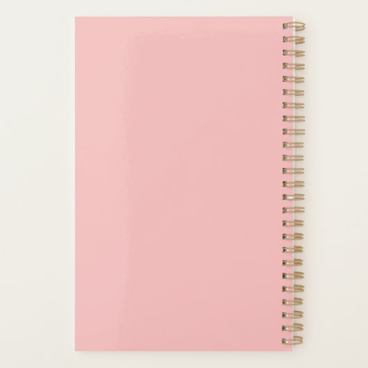 Aangepast monogram, 'Lollypop Vibes' retro Planner (Achterkant)