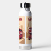 Aangepast monogram LONDEN Waterfles (Links)