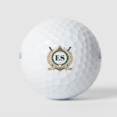 Aangepast monogram Maak uw eigen golf thema Golfballen (Voorkant)