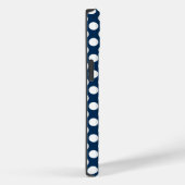 Aangepast monogram marineslauw blauw en kalkgroene Case-Mate iPhone case (Achterkant / Rechts)