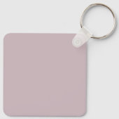 Aangepast monogram, mauve budget sleutelhanger (Achterkant)