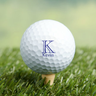 Aangepast monogram met voornaam golfballen