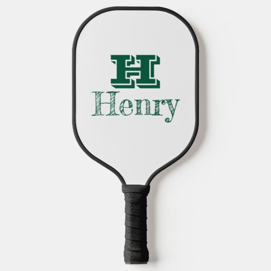 Aangepast monogram met voornaam pickleball paddle (Voorkant)