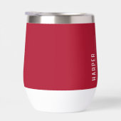 Aangepast monogram, modern rood (Rechts)