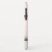 Aangepast monogram| Modern Silver Metal Bord Case-Mate iPhone Case (Achterkant/links)