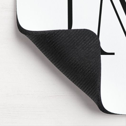 Aangepast monogram muismat (Hoek)