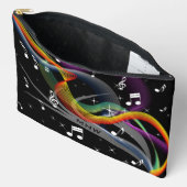 Aangepast monogram muziekillustratie etui (Open)