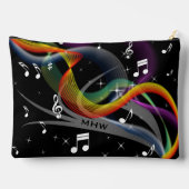 Aangepast monogram muziekillustratie etui (Achterkant)
