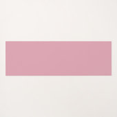 Aangepast monogram Naam Roze Patroon Yogamat (Achterkant (horizontaal))