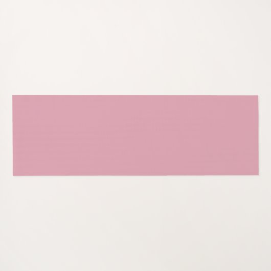 Aangepast monogram Naam Roze Patroon Yogamat (Achterkant (horizontaal))