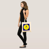 Aangepast monogram & naamontwerp – gepersonaliseer tote bag (Voorkant (model))
