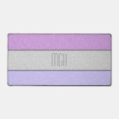 Aangepast monogram namaak glitters glitter bureaumat (Voorkant)