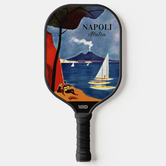 Aangepast monogram Napoli (Napels) Pickleball Paddle (Voorkant)