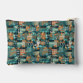 Aangepast Monogram Nederlandse Huizen Patroon Etui (Achterkant)