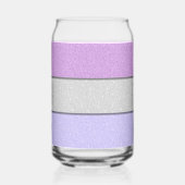 Aangepast monogram nep glitters glitter blikvorm glas (Rechts)