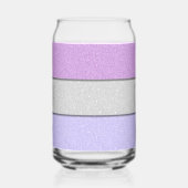 Aangepast monogram nep glitters glitter blikvorm glas (Links)
