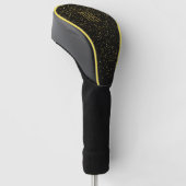 Aangepast monogram nep glitters glitter golfheadcover (Schuin)