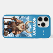 Aangepast monogram Noors trol iPhone Hoesje (Achterkant horizontaal)