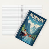 Aangepast Monogram Noorwegen Notitieboek (Binnen)