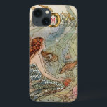 Aangepast monogram onder Zee  zeemeermin Case-Mate iPhone Case<br><div class="desc">Mooi je monogram onder het Zee  hoesje van het Zeemeermin.</div>
