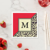 Aangepast monogram papier van Napkins Servet (Insitu)