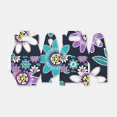 Aangepast monogram Passiebloem Bloemmotief Bedankdoosjes (Uitgevouwen)