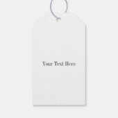 Aangepast monogram piano key muziekinstrument cadeaulabel (Achterkant)