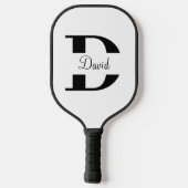 Aangepast monogram pickleball paddle (Achterkant)