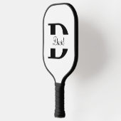 Aangepast monogram pickleball paddle (Links)