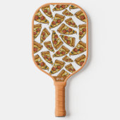 Aangepast monogram Pizza-patroon Pickleball Paddle (Voorkant)