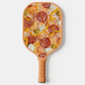 Aangepast monogram PIZZA Pickleball Paddle (Achterkant)