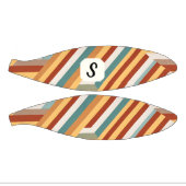 Aangepast Monogram Retro 70s Geometrisch Basketbal (Panelen)