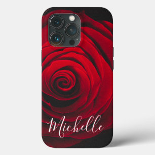 Aangepast monogram rode roze  foto Case-Mate iPhone case