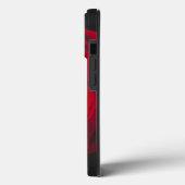 Aangepast monogram rode roze  foto Case-Mate iPhone case (Achterkant / Links)