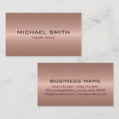 Aangepast monogram roestvrij staal Metaal 2 Visitekaartje (Voorkant / Achterkant)