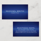 Aangepast monogram roestvrij staal visitekaartje (Voorkant / Achterkant)