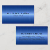 Aangepast monogram roestvrij staal visitekaartje (Voorkant / Achterkant)