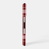 Aangepast Monogram Rood Plakken iPhone 16 Hoesje (Rechterkant)