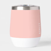 Aangepast monogram, roze art deco (Voorkant)