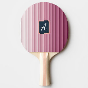 Aangepast Monogram Roze Gradiënt Verticaal Tafeltennisbatje