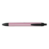Aangepast Monogram Roze Gradiënt Verticaal Zwarte Inkt Pen (Achterkant)