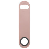 Aangepast monogram - Roze met script tekst Bar Key Speed Flessenopener (Achterkant)