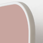 Aangepast monogram, roze met scripttypografie pickleball paddle (Links Detail)