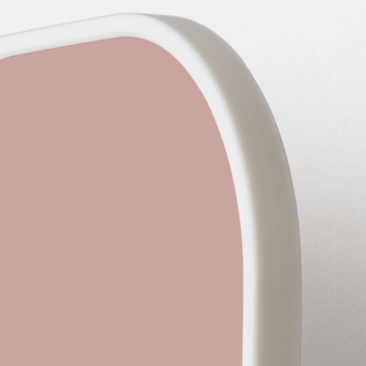 Aangepast monogram, roze met scripttypografie pickleball paddle (Links Detail)