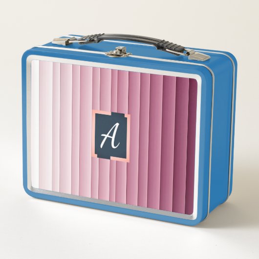Aangepast monogram roze verloop verticaal  (Voorkant)